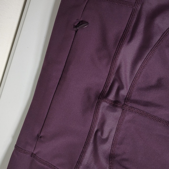 Sweaty Betty The Power purple cropped mesh leggings XL - Picture 5 of 8